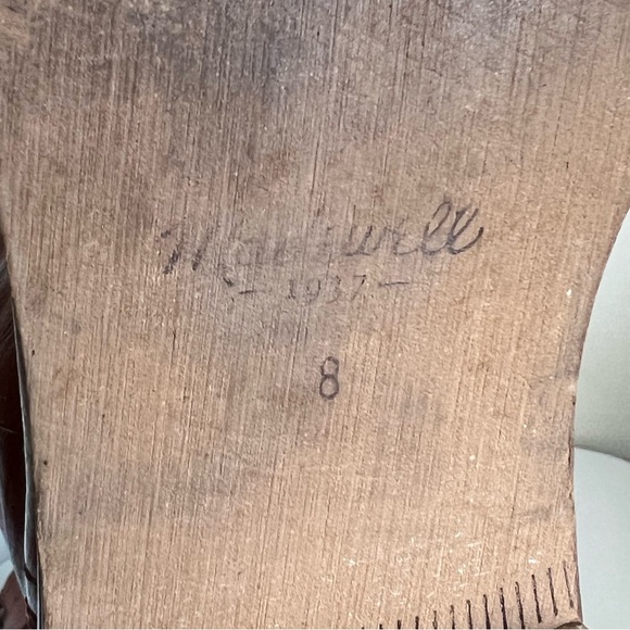 Madewell Sidney Chestnut Brown Knee High Back Zip Tall Riding Boots Size 8 - Picture 11 of 16